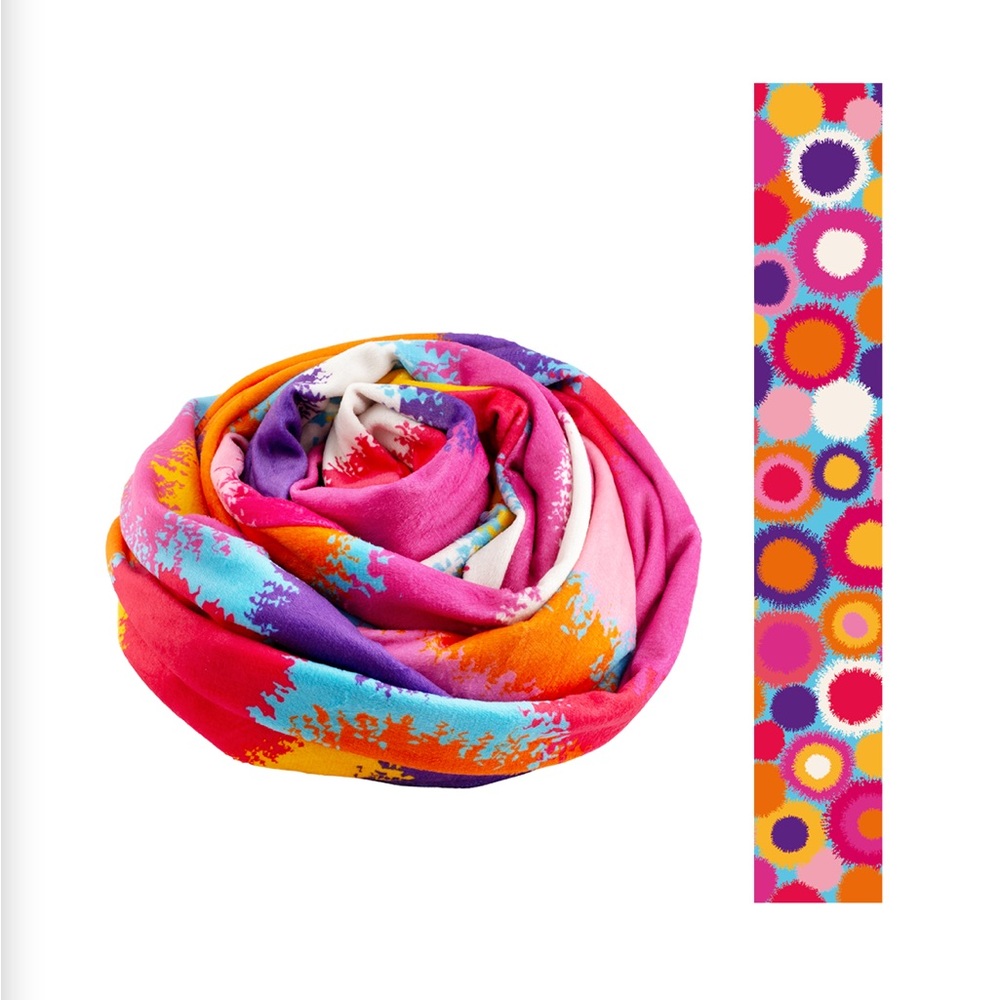 Silky smooth soft cotton color scarf